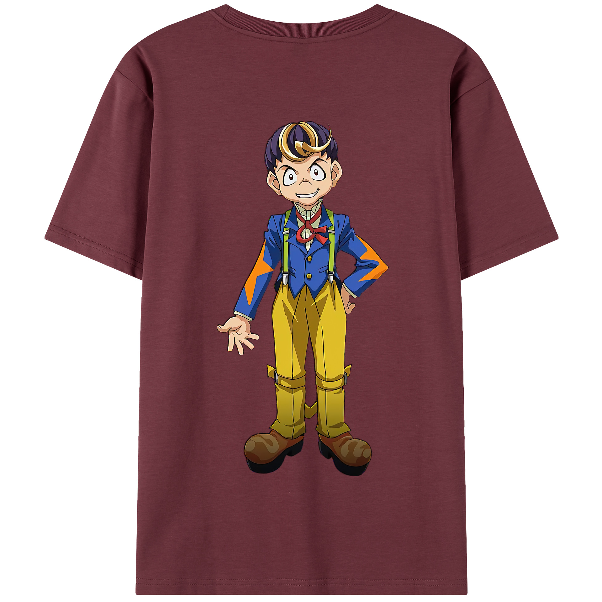 （画像用） 遊☆戯☆王 Yu-Gi-Oh! 綿100％半袖Tシャツ（背面プリント）